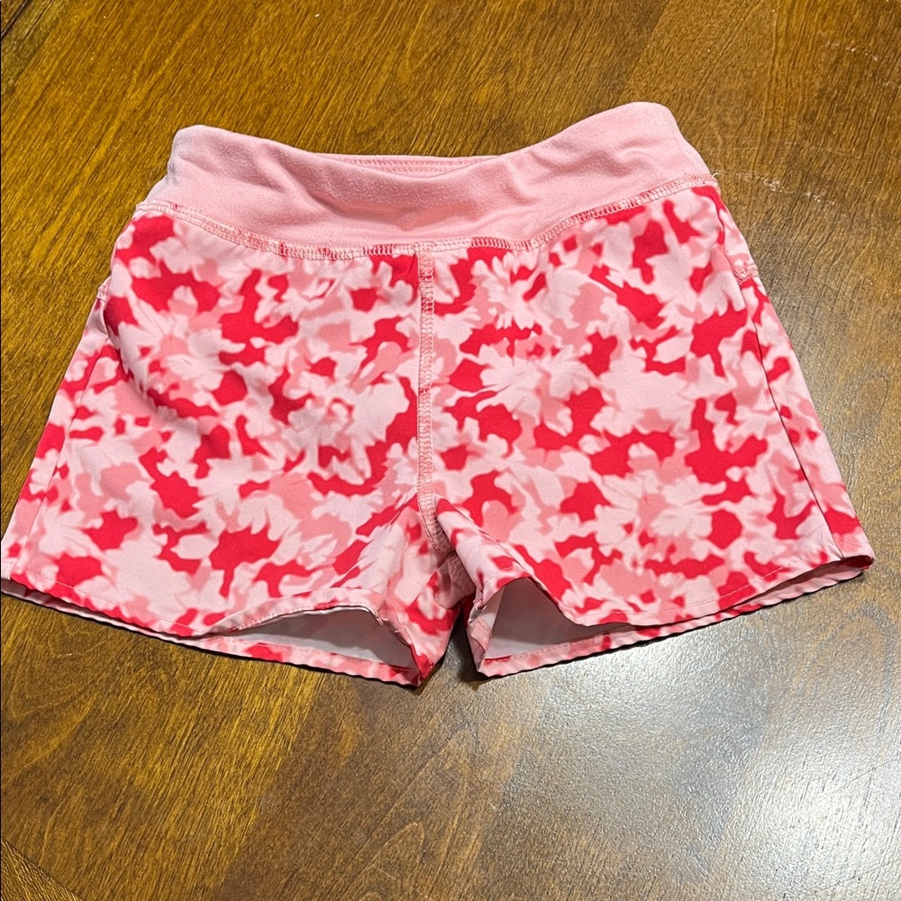 Pink Floral Kids' Shorts